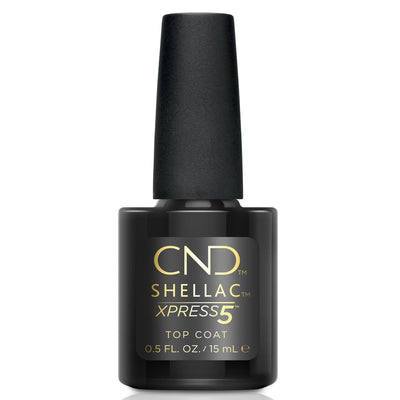 CND Shellac - XPress5 Top Coat 0.5 oz - Top & Base Coats at Beyond Polish