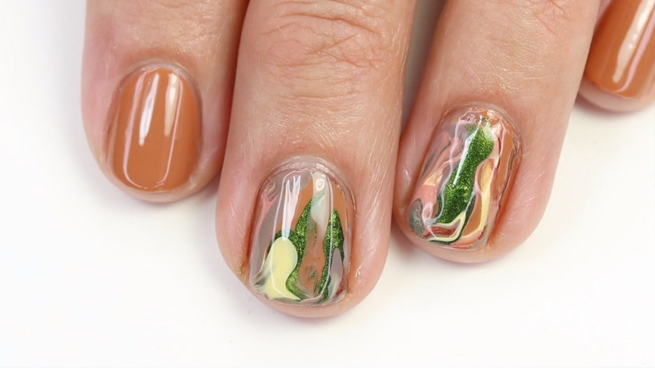 White Nail Designs by Essie Nail Polish - Pretty Designs | Orange nail art,  Polka dot nail art, Dots nails