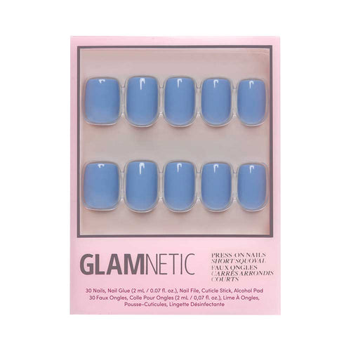 Glamnetic - Press On - Cashmere Blue - Nail Extensions at Beyond Polish