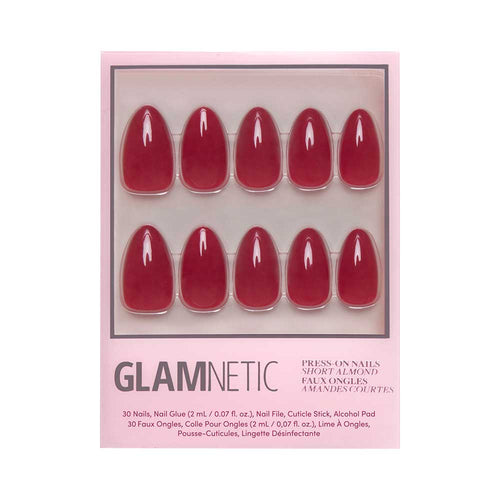 Glamnetic - Press On - Classic Red - Nail Extensions at Beyond Polish