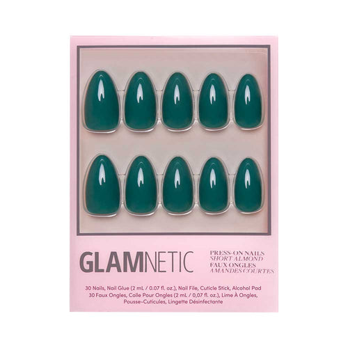 Glamnetic - Press On - Emerald Green - Nail Extensions at Beyond Polish