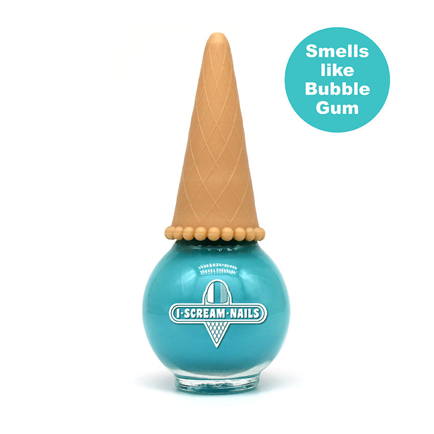 I Scream Nails - Nail Polish - Bubble Trouble - Blue, Green Nail 