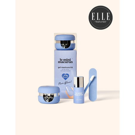 Le Mini Macaron Gel Manicure Kit - Fleur Bleue - Kit at Beyond Polish