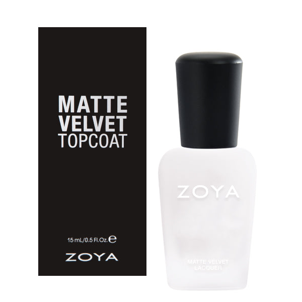 Zoya - MatteVelvet Top Coat .5 oz - #ZTMTOPCOAT01 - Top & Base Coats at Beyond Polish