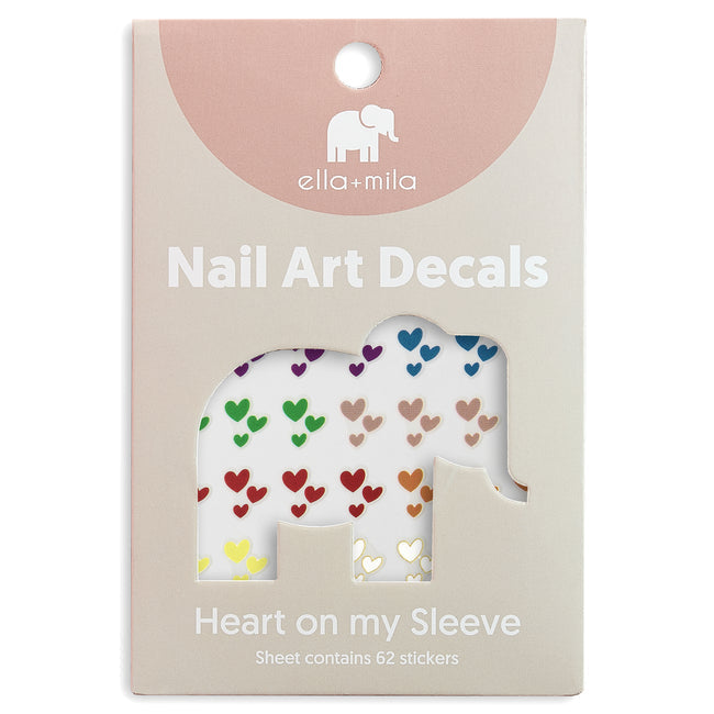 ella+mila - Nail Art Decal - Heart on my Sleeve - Hearts - Nail Art at Beyond Polish