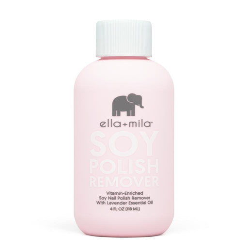 ella+mila - Soy Nail Polish Remover - 4 oz - Cleansers & Removers at Beyond Polish